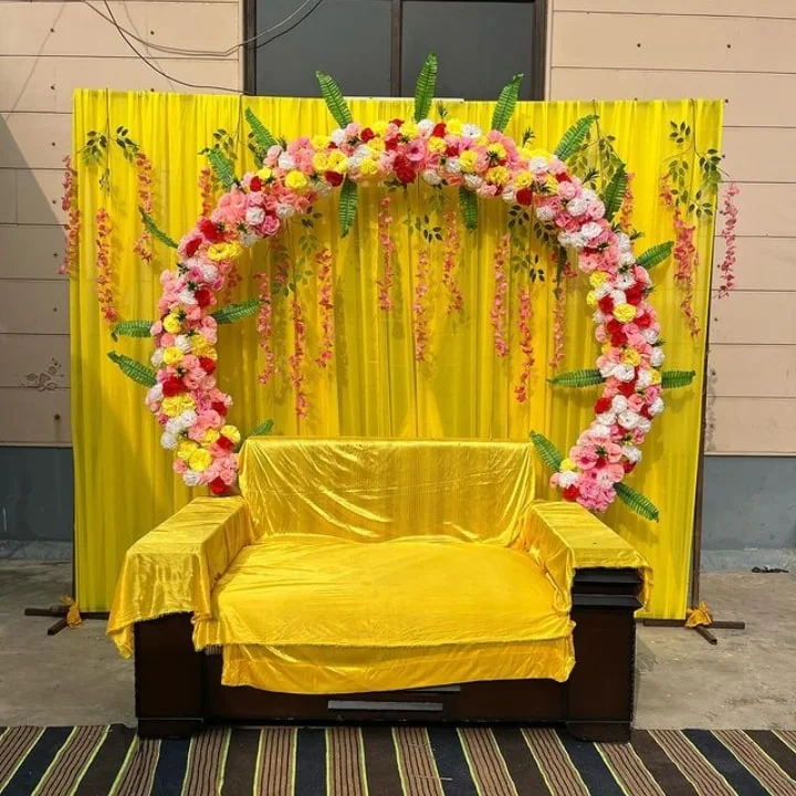 Haldi Ceremony Decor in Gurgaon — Haldi Celebration Setup #8